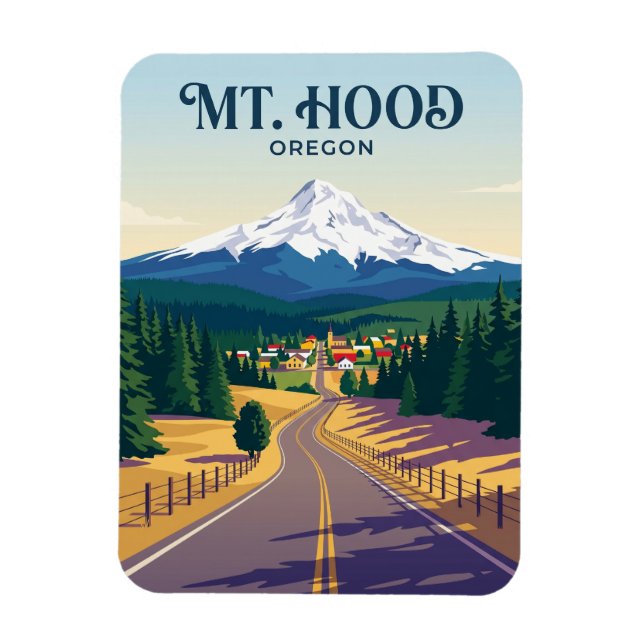 Magnet Flexible Route du Mont Hood USA (Vertical)