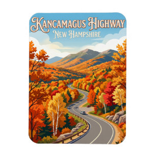 Magnet Flexible Route Kancamagus New Hampshire