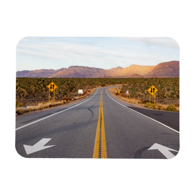 Magnet Flexible Route Le Parc National Joshua Tree (Horizontal)