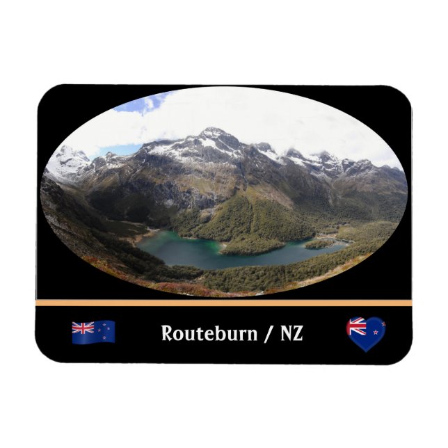 Magnet Flexible Routeburn Track, Meckenzie trekking / Nouvelle-Zél (Horizontal)