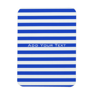 Magnet Flexible Royal Blue Combination Stripes par Shirley Taylor
