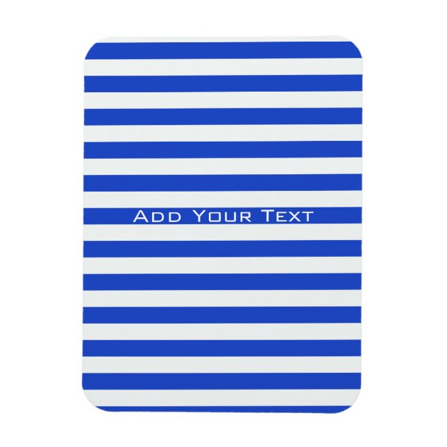 Magnet Flexible Royal Blue Combination Stripes par Shirley Taylor (Vertical)