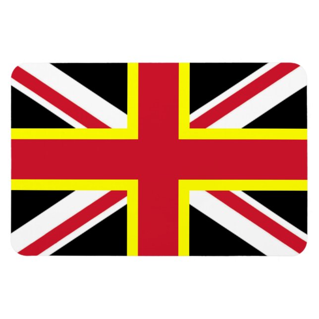 Magnet Flexible Royaume-Uni - Drapeau à quatre croix (Horizontal)