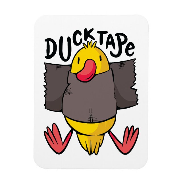 Magnet Flexible Ruban Canard Drôle (Vertical)