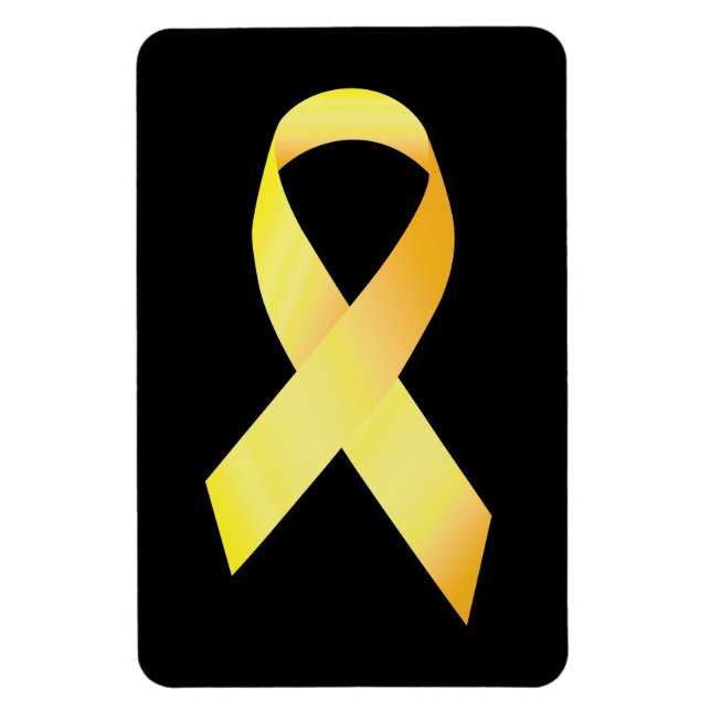 Magnet Flexible Ruban de prévention du suicide jaune (Vertical)