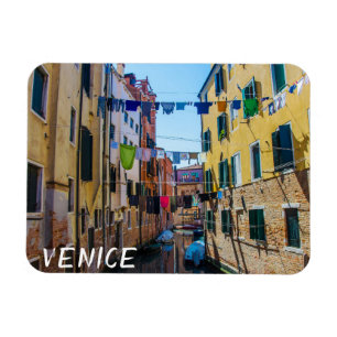 Magnet Flexible Rue à Venise avec lave-linge Italie