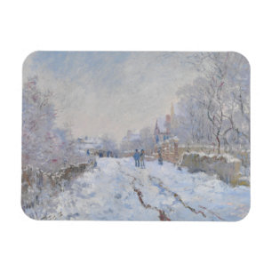 Magnet Flexible Rue de l'Argenteuil des neiges par Claude Monet