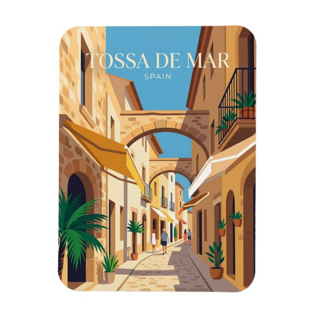 Magnet Flexible Rue des Secours Espagne (Vertical)
