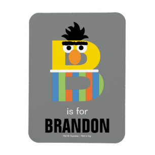 Magnet Flexible Rue Sésame B est pour Bert