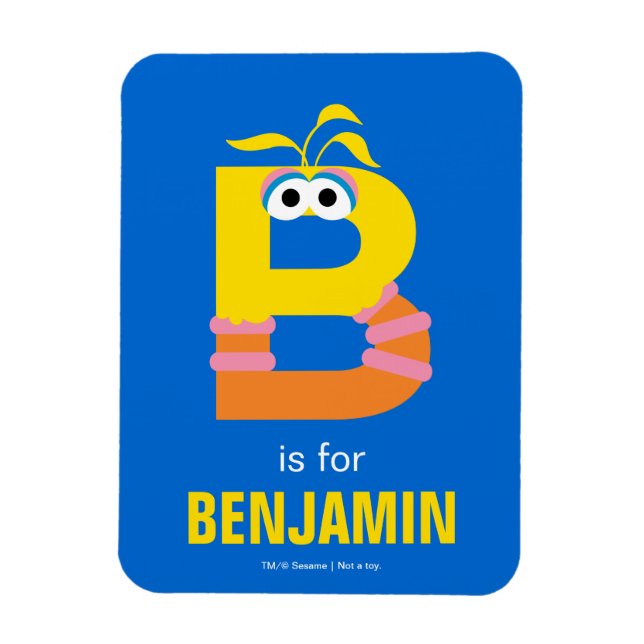Magnet Flexible Rue Sésame | B est pour Big Bird (Vertical)