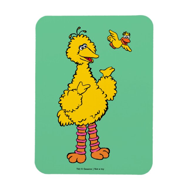 Magnet Flexible Rue Sésame | Big Bird & Little Bird (Vertical)