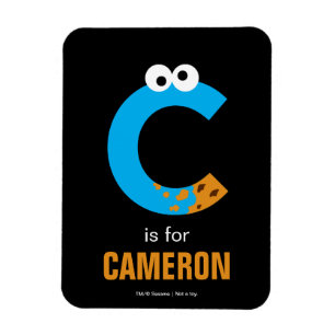 Magnet Flexible Rue Sésame C est pour Cookie Monster