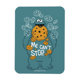 Magnet Flexible Rue Sésame Cookie Monster - Me Can't Stop