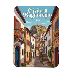 Magnet Flexible Ruelle à Civita di Bagnoregio Italie