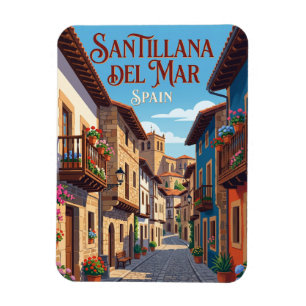 Magnet Flexible Ruelle à Santillana del Mar Espagne