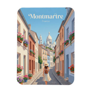 Magnet Flexible Rues de Montmartre France