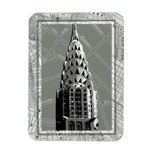 Magnet Flexible Rues de New York avec Empire State Building