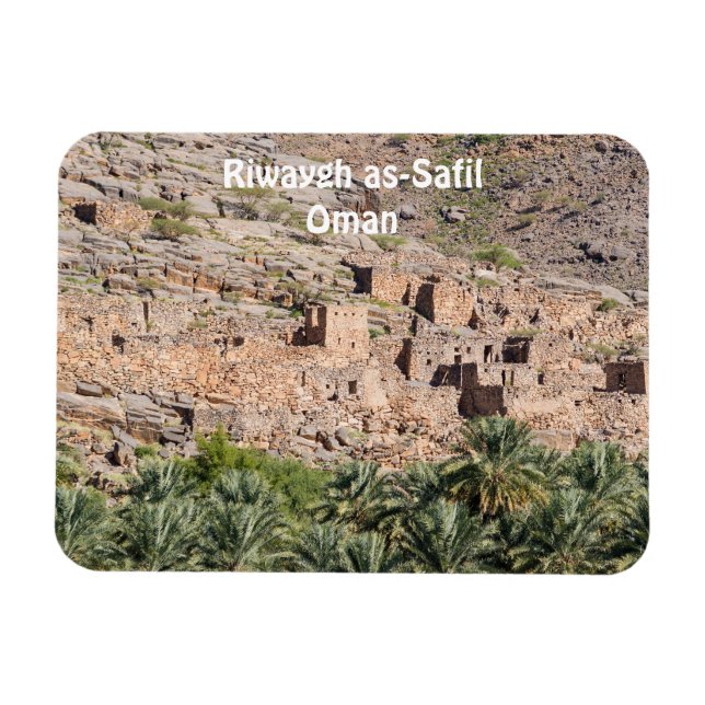 Magnet Flexible Ruines de Riwaygh as-Safil - Sultanat d'Oman (Horizontal)