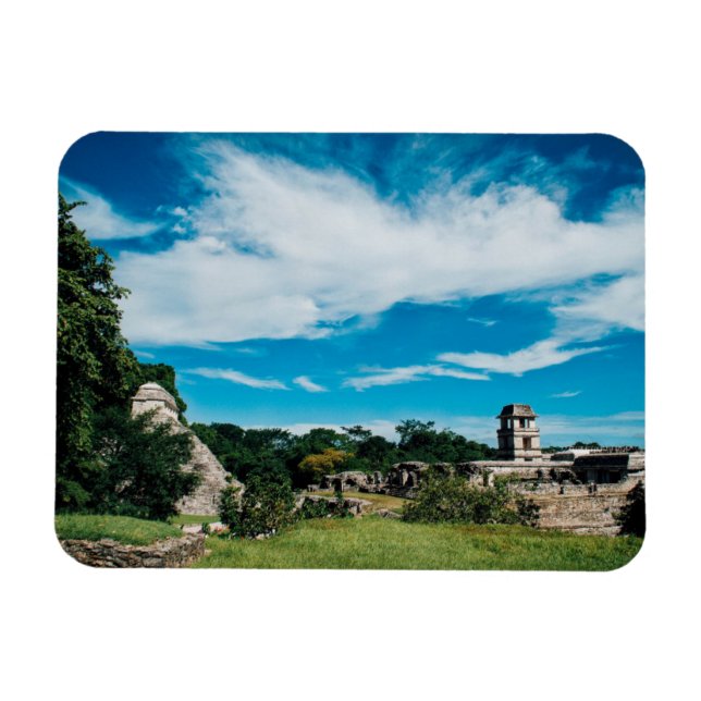 Magnet Flexible Ruines Mayas De Palenque (Horizontal)