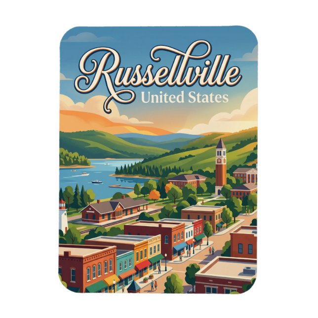 Magnet Flexible Russellville, Arkansas Arkansas (Vertical)