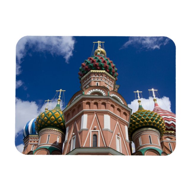 Magnet Flexible Russie, Moscou, place Rouge. St. Basil's 2 (Horizontal)
