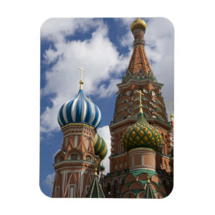 Magnet Flexible Russie, Moscou, place Rouge. St. Basil's 4