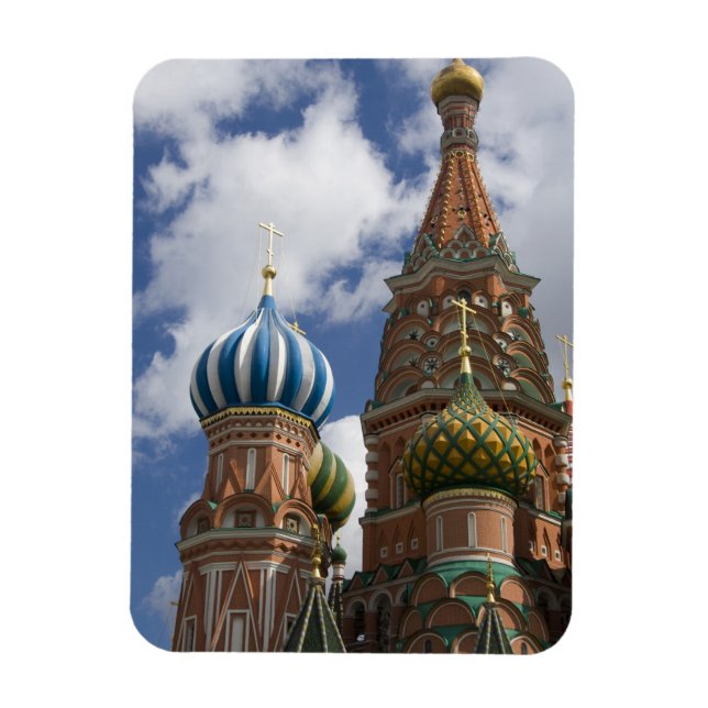 Magnet Flexible Russie, Moscou, place Rouge. St. Basil's 4 (Vertical)