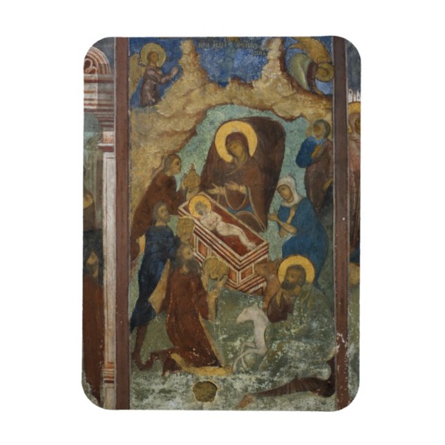 Magnet Flexible Russie, Yaroslavl, fresque dans la cathédrale St.  (Vertical)