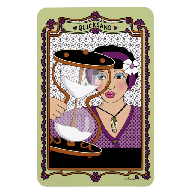 Magnet Flexible Sable Mouvant Réfrigérateur 4x6 (Vertical)