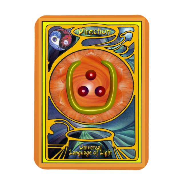 Magnet Flexible Sacral Chakra - Direction (Vertical)