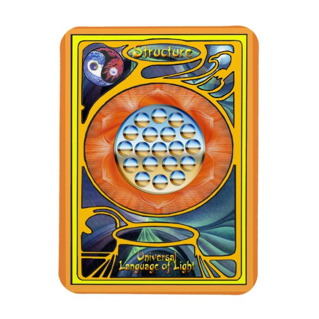 Magnet Flexible Sacral Chakra - Structure (Vertical)