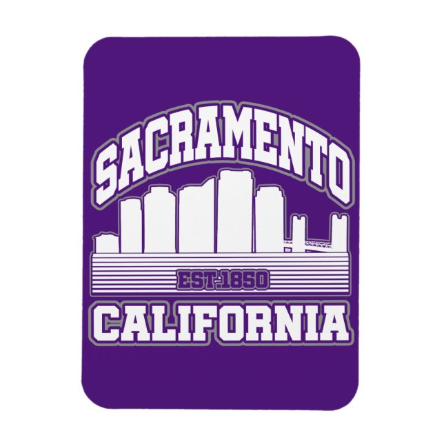 Magnet Flexible Sacramento, Californie (Vertical)