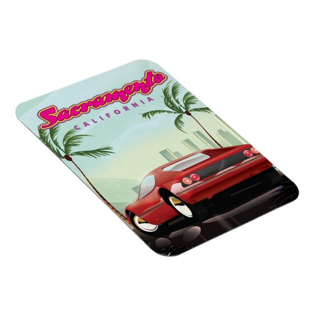 Magnet Flexible Sacramento Californie (Côté Droit)