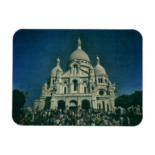 Magnet Flexible Sacré-Coeur Montmartre Paris France Architecture