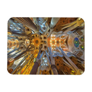 Magnet Flexible Sagrada Familia. Intérieur. Vue 20.