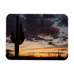 Magnet Flexible Saguaro Sunset III Arizona Desert Paysage