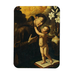 Magnet Flexible Saint Antoine de Padoue avec l'Enfant Jésus