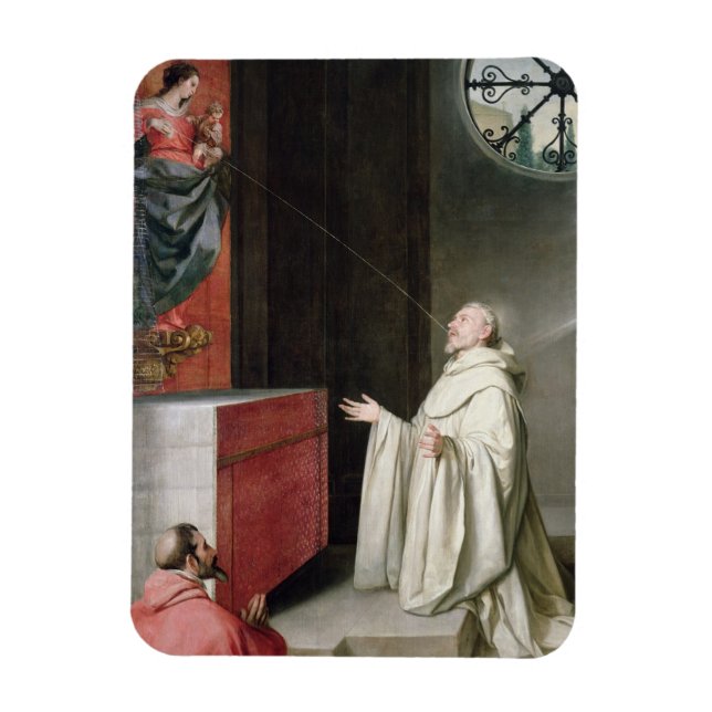 Magnet Flexible Saint Bernard et la Vierge (Vertical)