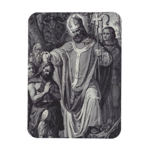 Magnet Flexible Saint Boniface, Apôtre Premium d'Allemagne