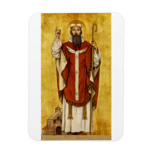 Magnet Flexible Saint Boniface de Mayence - Patron des éducateurs