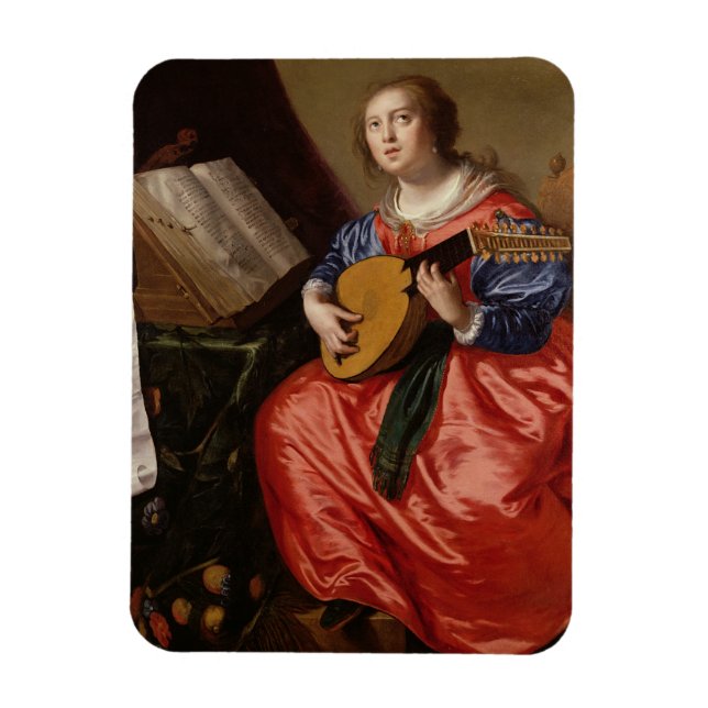 Magnet Flexible Saint Cecilia (huile sur toile) (Vertical)