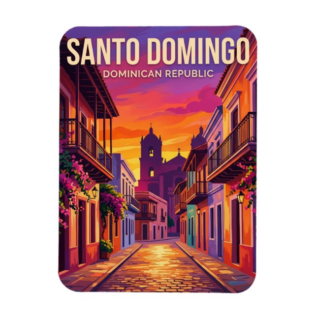 Magnet Flexible Saint-Domingue République dominicaine (Vertical)