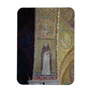Magnet Flexible Saint Dominique et Saint Nicolas, mosaïque dans l'