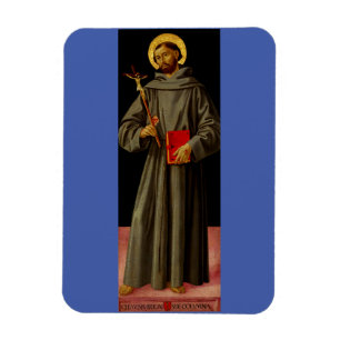 Magnet Flexible Saint François d'Assise par Antoniazzo Romano