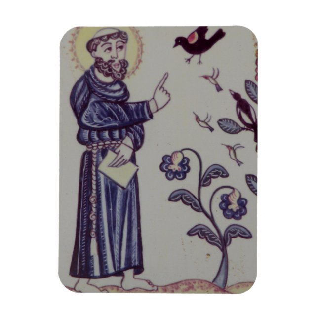 Magnet Flexible Saint François parle à l'Oiseau (Vertical)