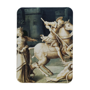 Magnet Flexible Saint Georges et le Dragon Grand Martyr