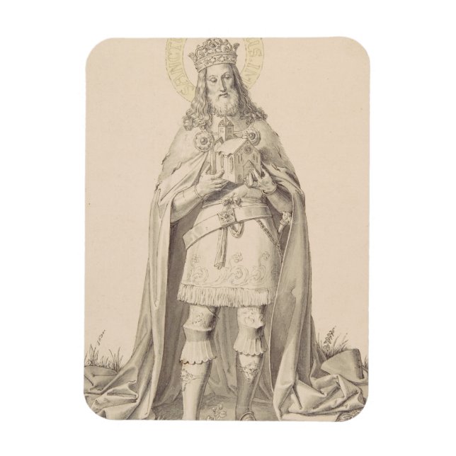Magnet Flexible Saint Henri II le Saint Empereur romain (Vertical)