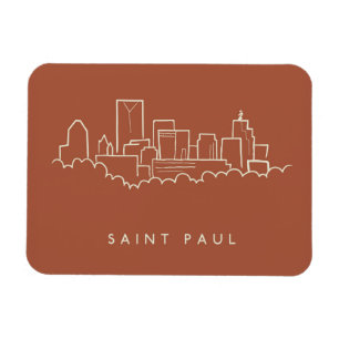 Magnet Flexible Saint Paul, horizon du Minnesota