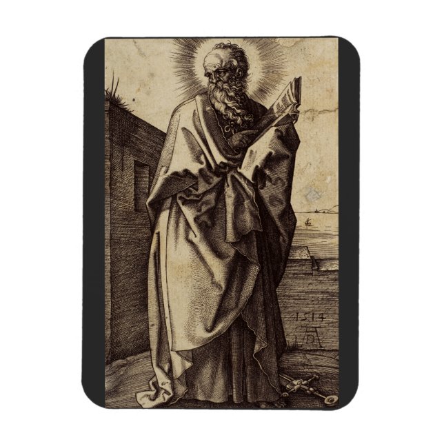 Magnet Flexible Saint Paul l'Apôtre Professeur des Nations Art (Vertical)