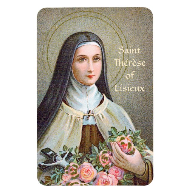 Magnet Flexible Saint-Thérèse de Lisieux la Petite Fleur (BJE 01) (Vertical)